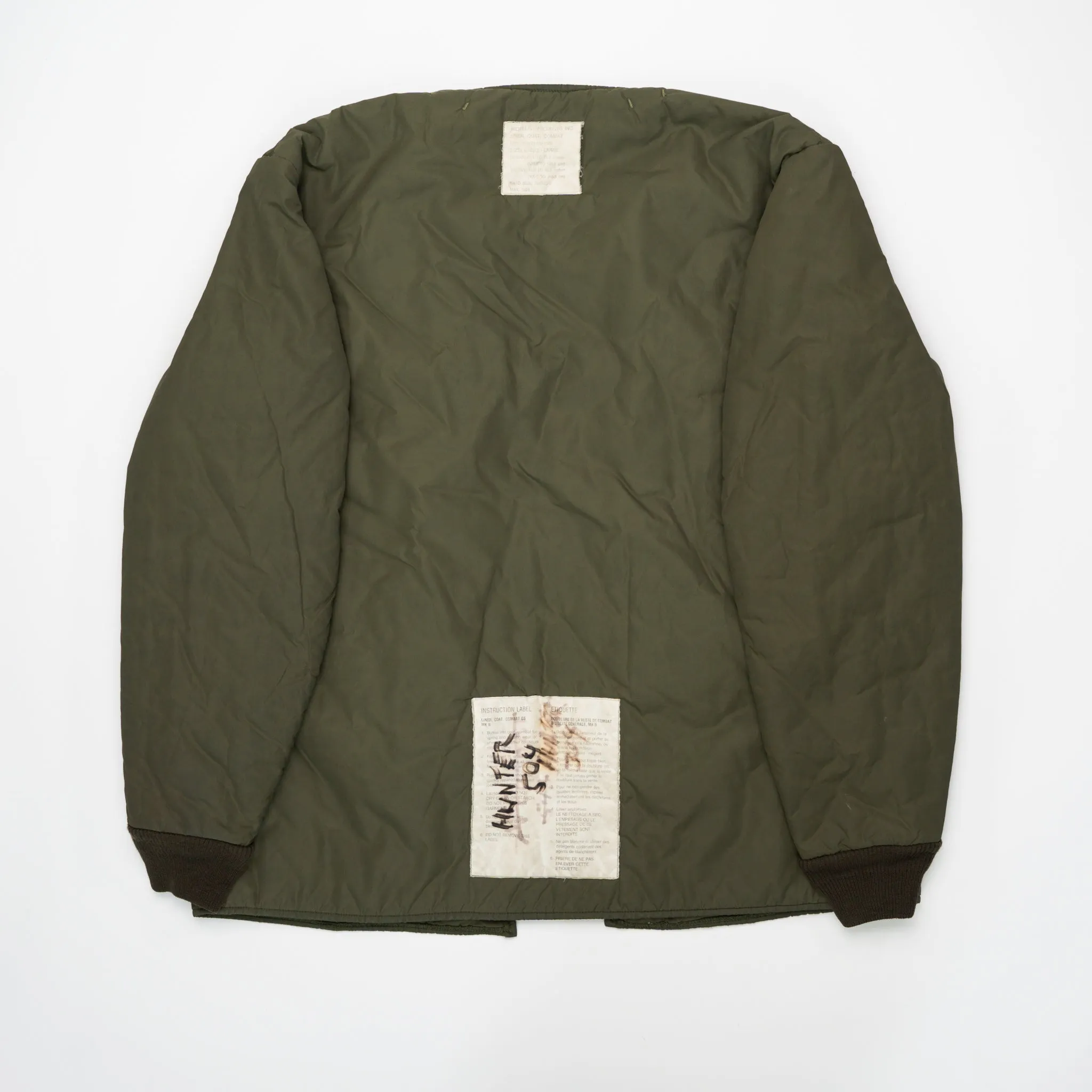 Vintage '84 Army Green Liner (XL)