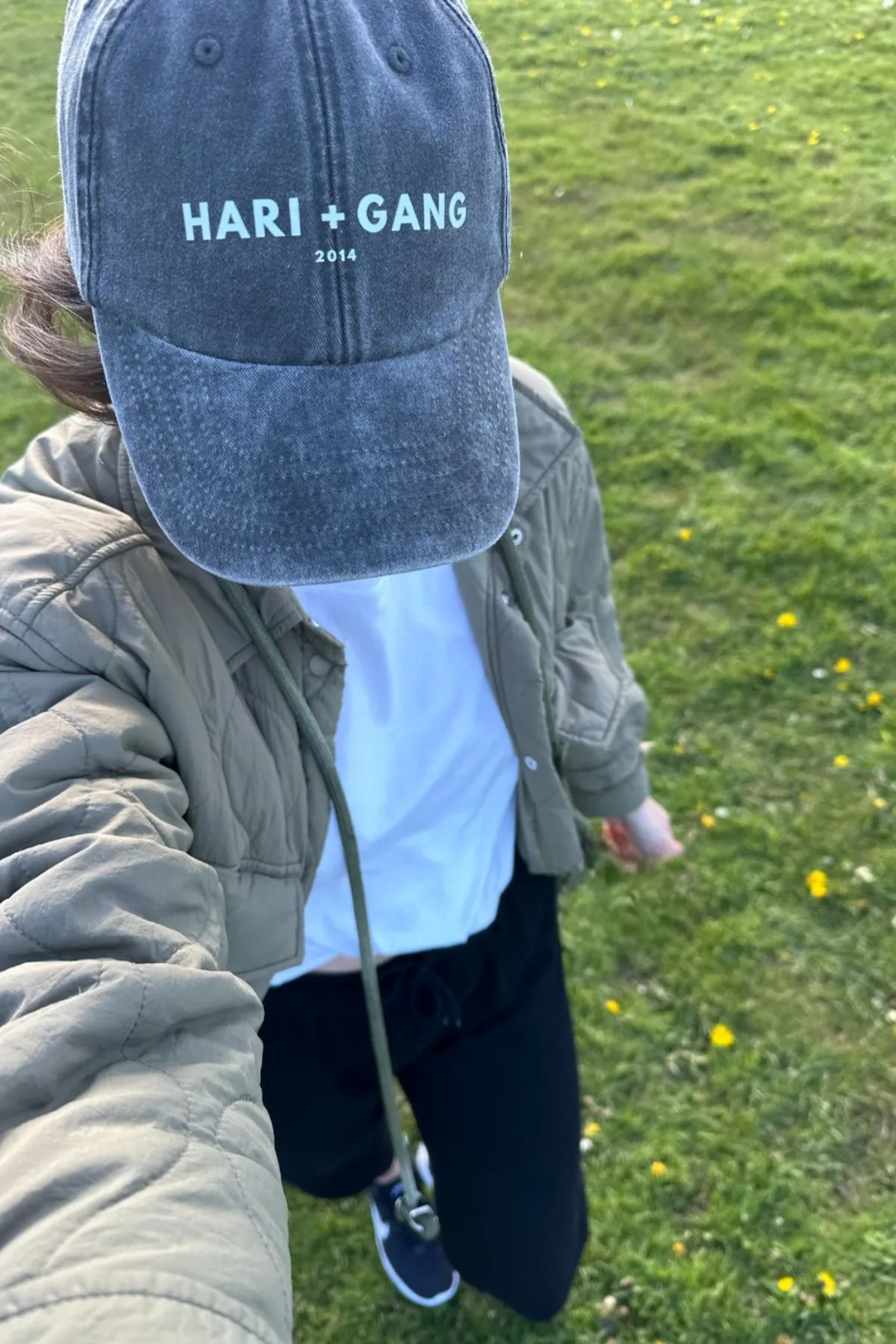 Washed Black HATG Cap