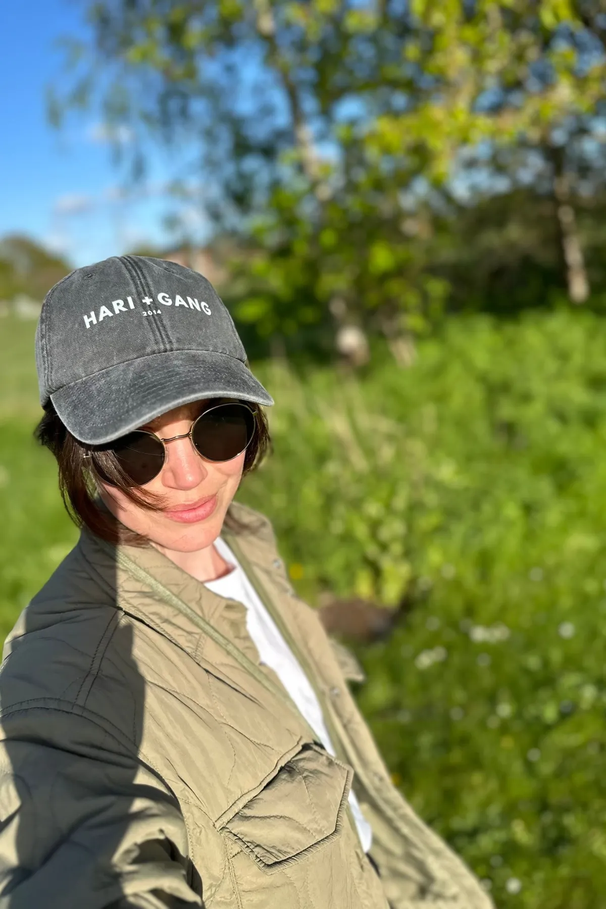 Washed Black HATG Cap