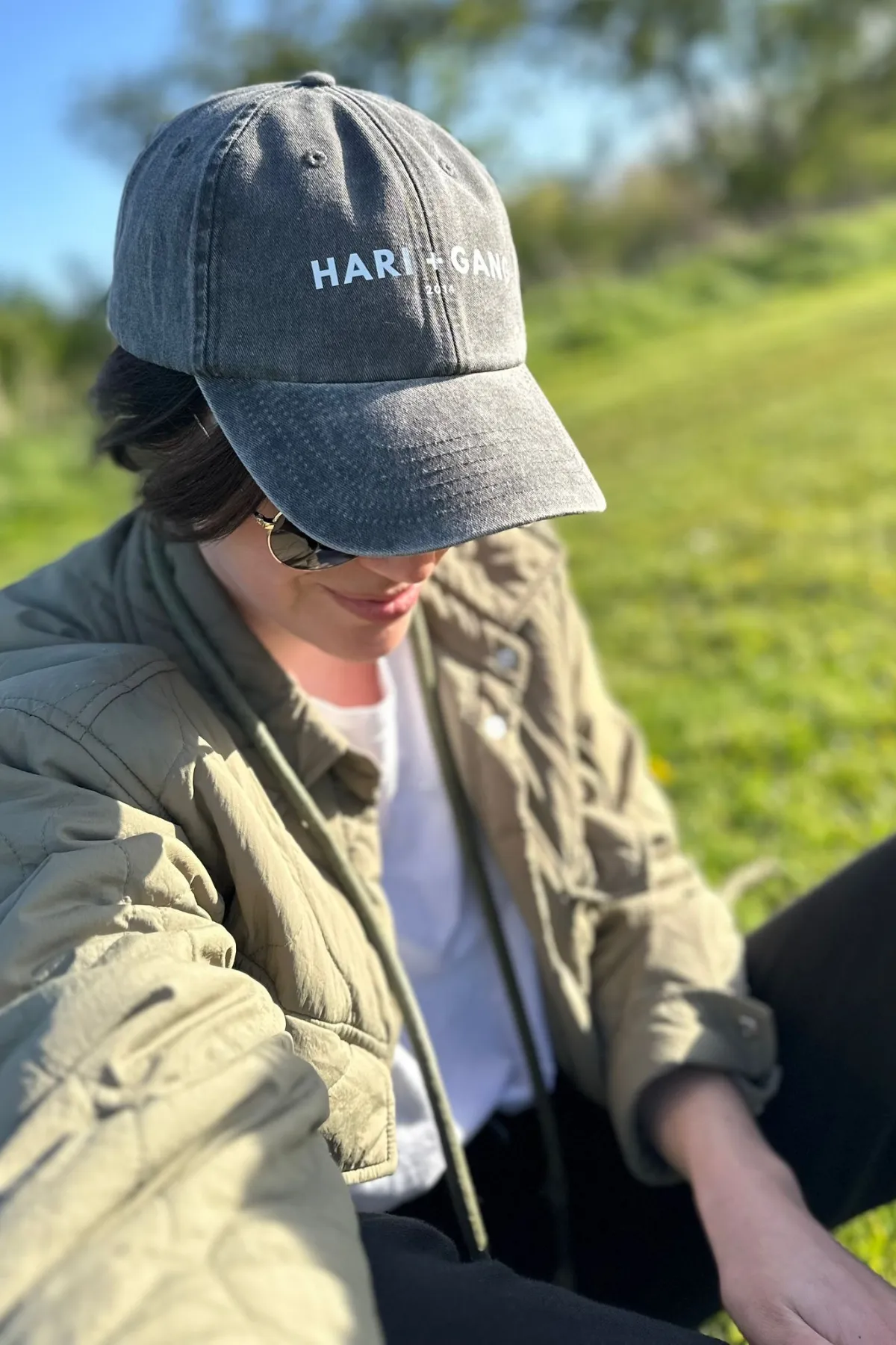 Washed Black HATG Cap