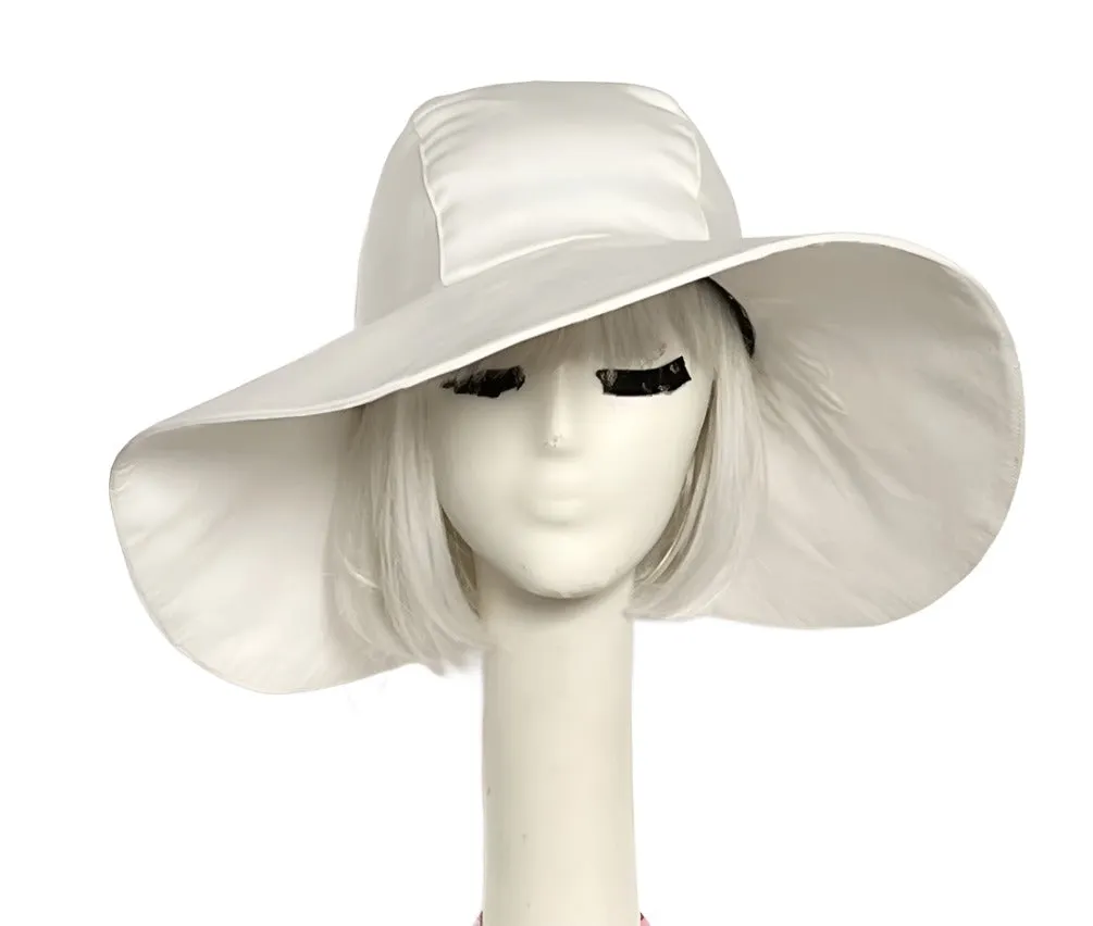 White Cotton Sun Hat