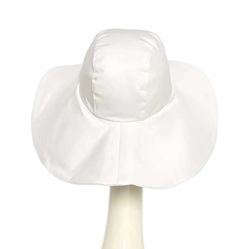 White Cotton Sun Hat