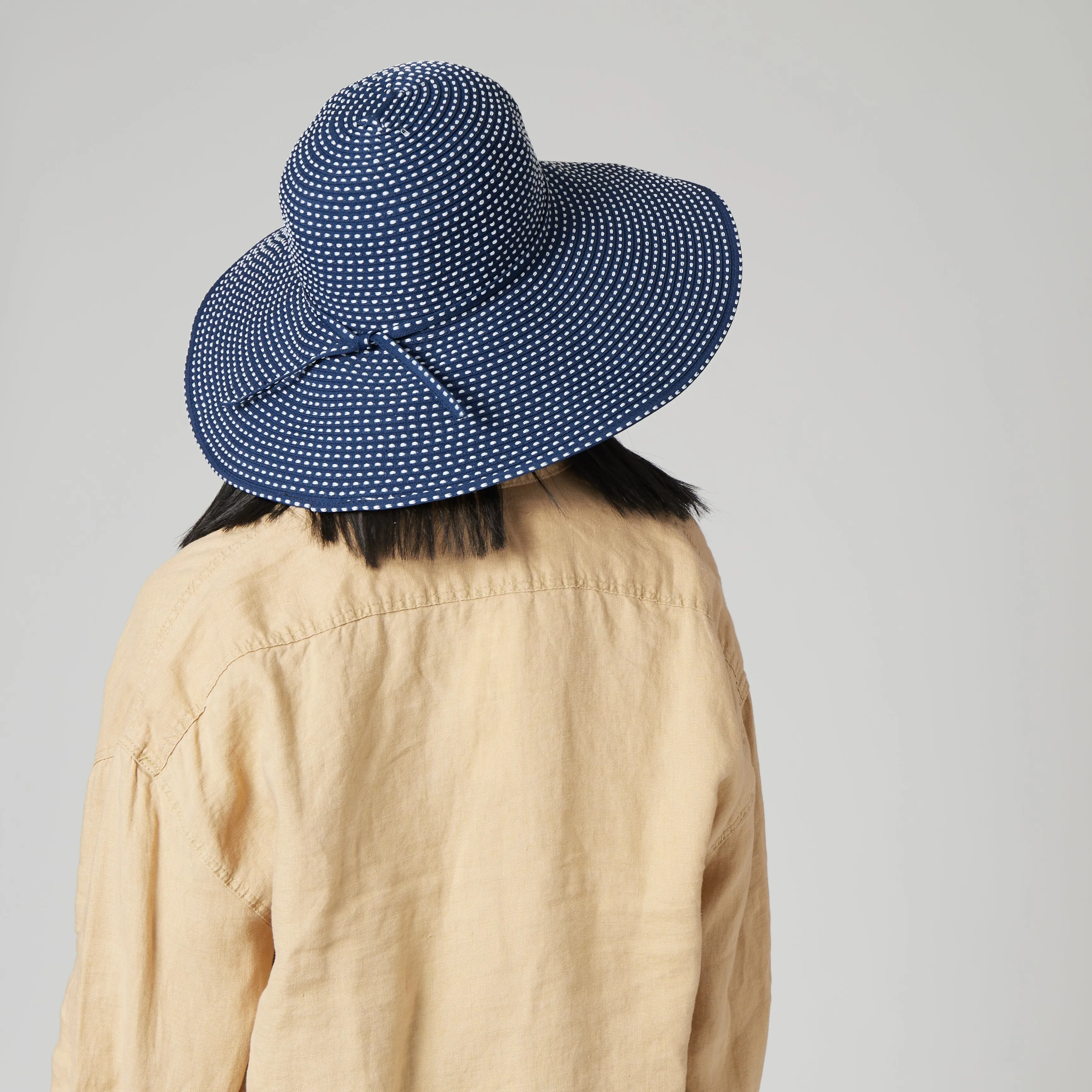 Women's Ribbon Braid Hat with Ticking