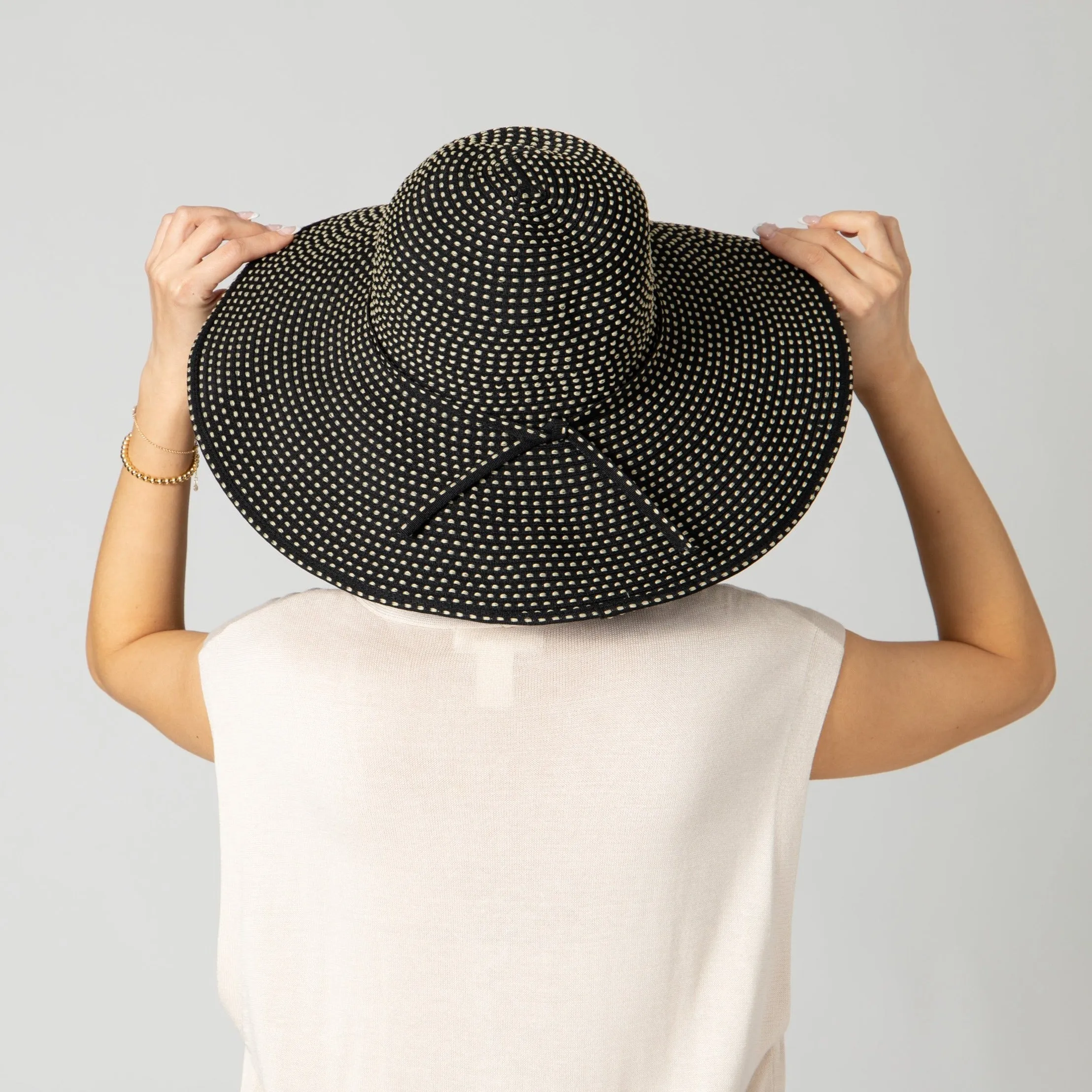 Women's Ribbon Braid Hat with Ticking