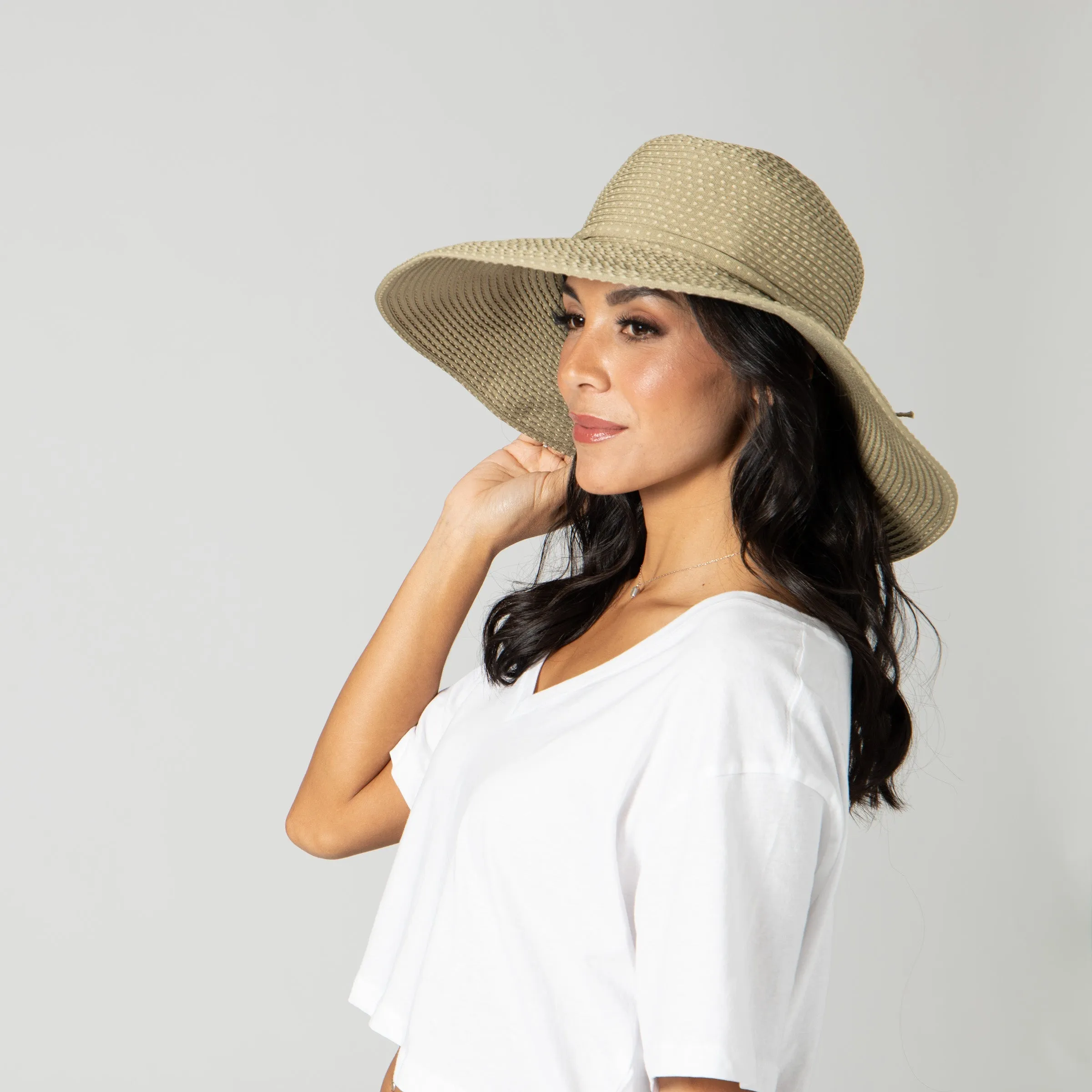 Women's Ribbon Braid Hat with Ticking