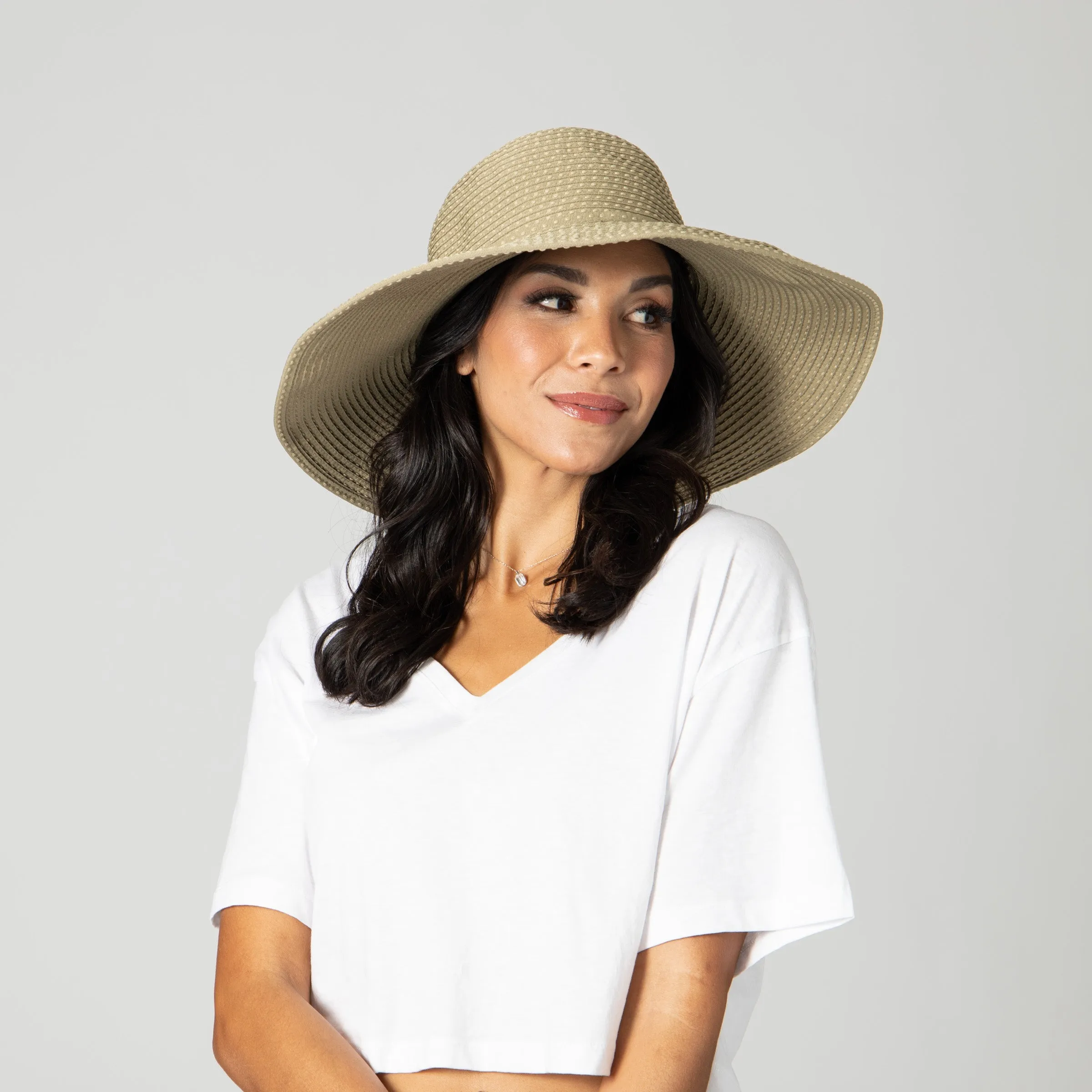 Women's Ribbon Braid Hat with Ticking