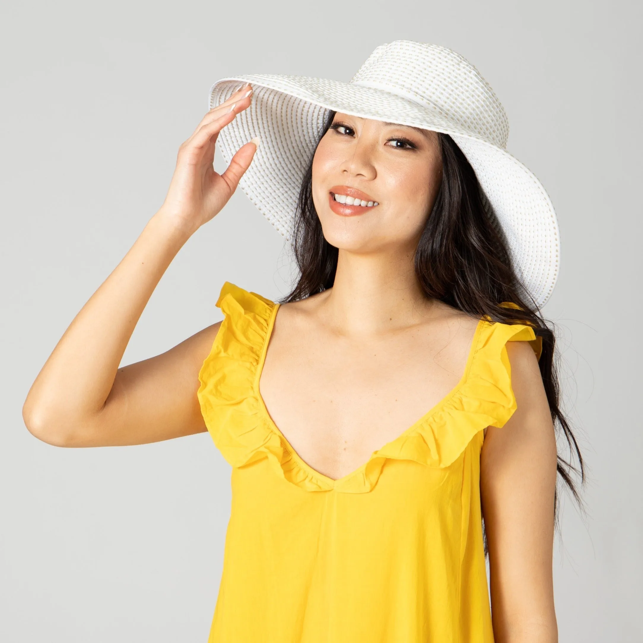 Women's Ribbon Braid Hat with Ticking