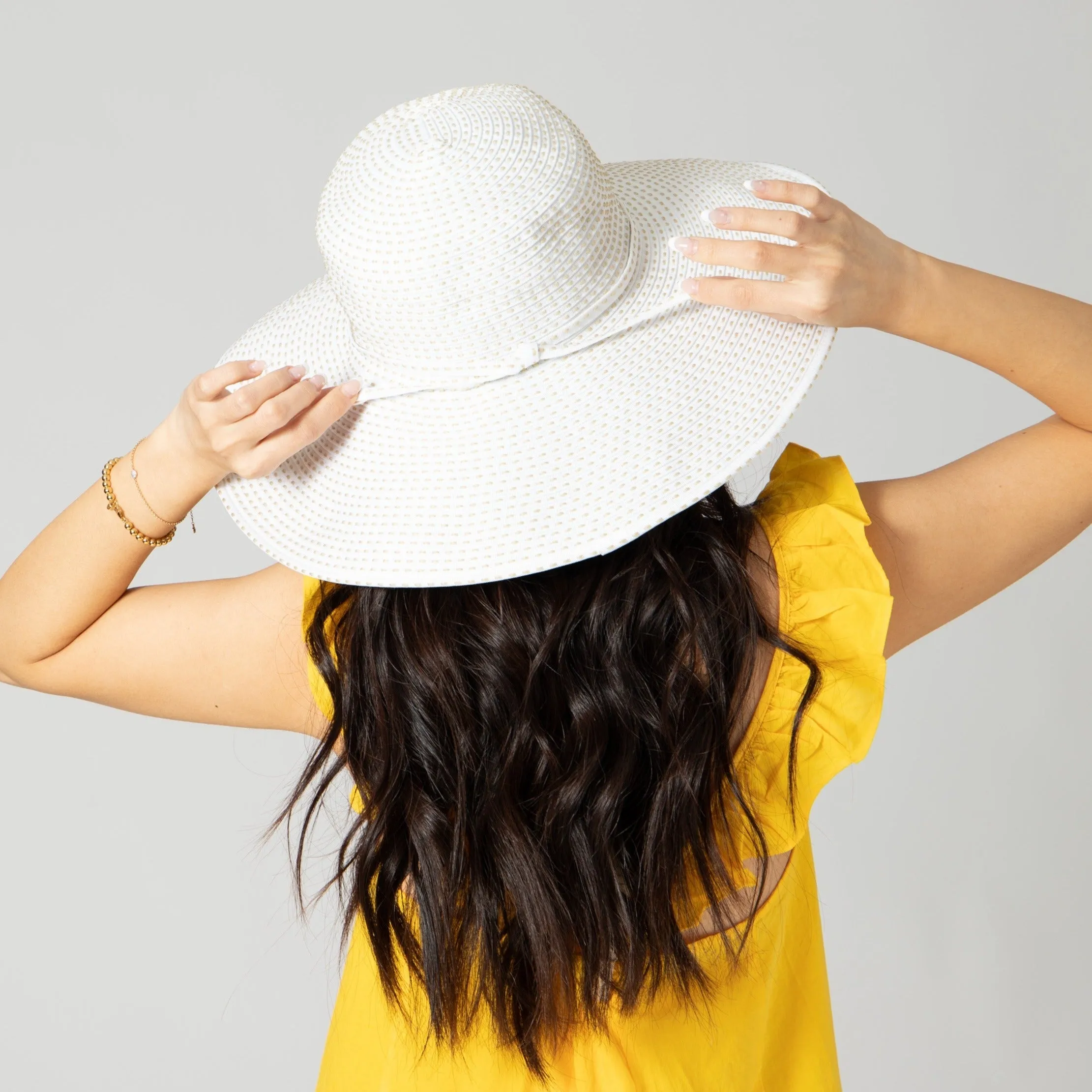 Women's Ribbon Braid Hat with Ticking