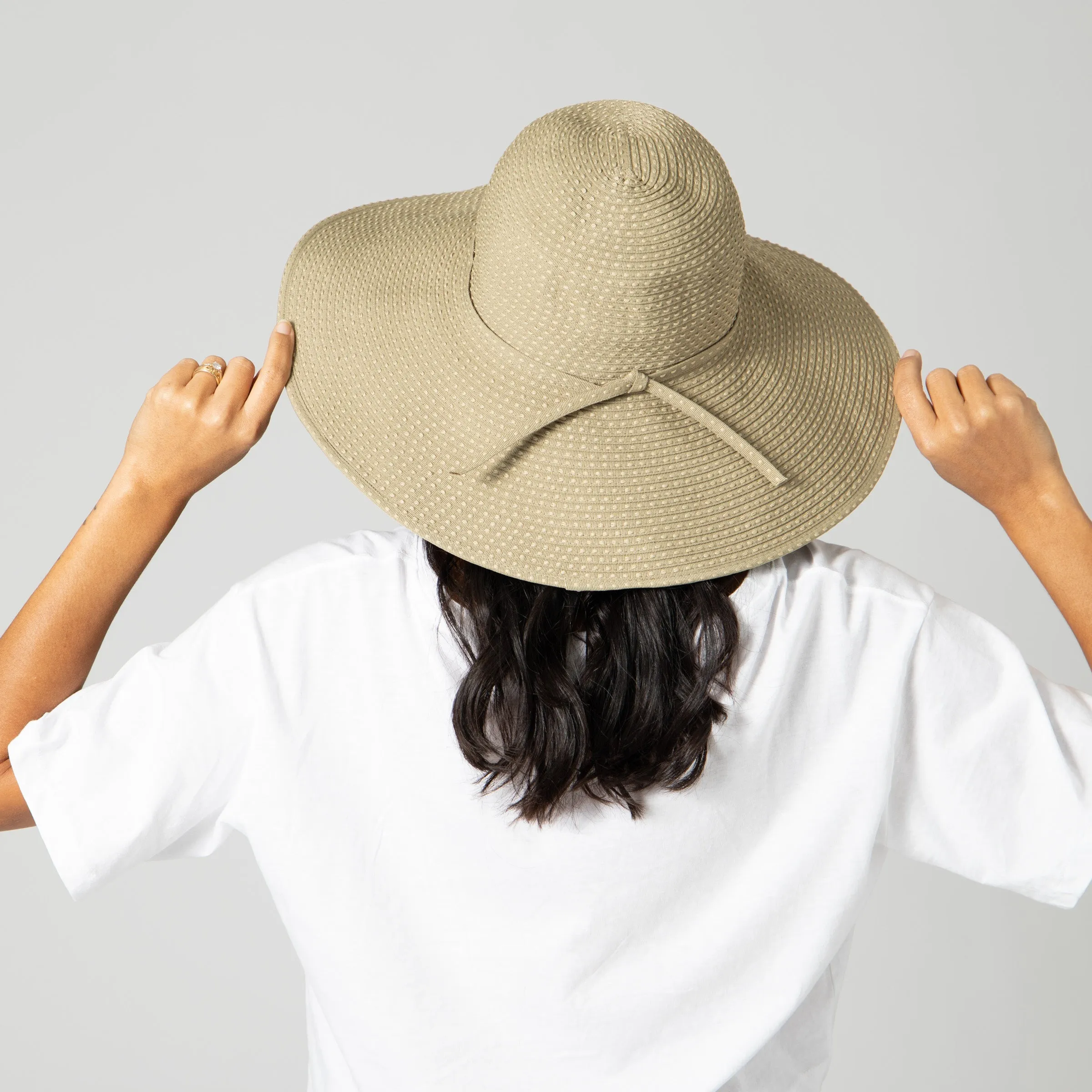 Women's Ribbon Braid Hat with Ticking